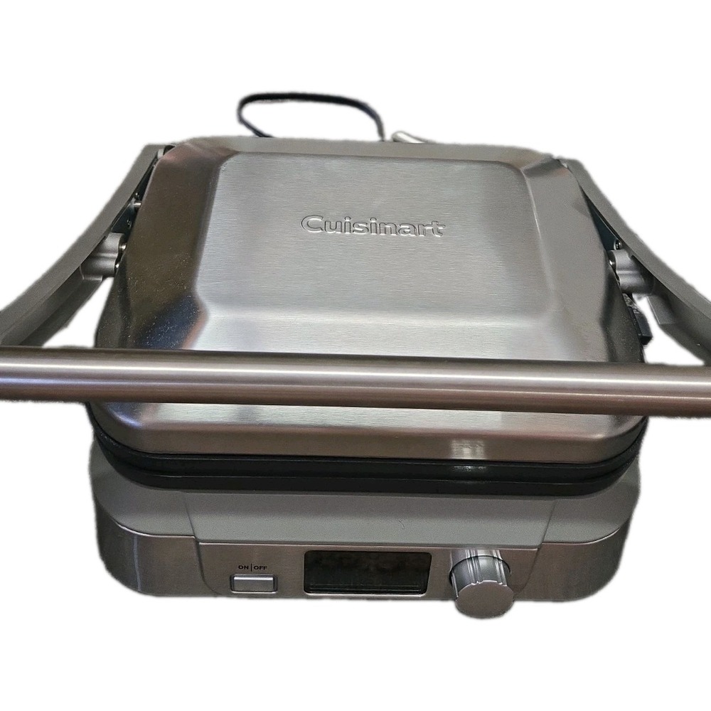 Cuisinart Griddler 5 in 1 Digital Grill Griddle Panini Press Stainless Light Use